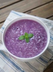 紫薯双米粥