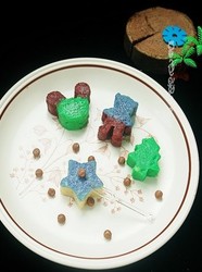 Q糖彩色绿豆糕