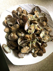 蚝油爆花蛤