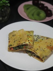绿豆面蛋饼