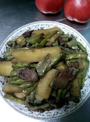 土豆炖山豆角