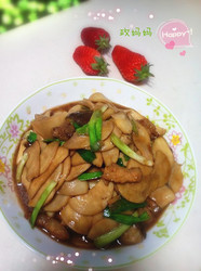 蒜苗杏鲍菇