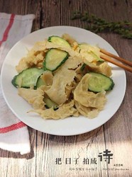 黄瓜炒面筋
