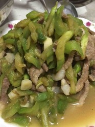 茄子丝炒肉
