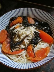番茄紫菜面条