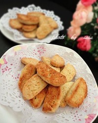低糖豆渣芝麻饼干