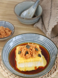 日式芝士肉松豆腐