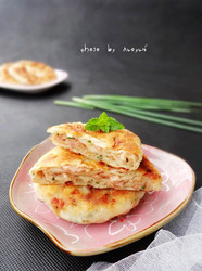 葱香肉饼