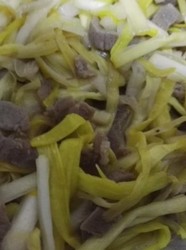 韭黄炒肉
