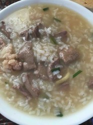 猪杂瘦肉粥