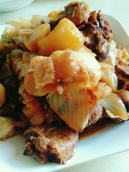 土豆白菜炖大鹅