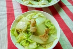 猪油渣炒大白菜