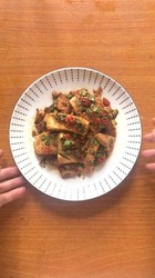 家常煎豆腐