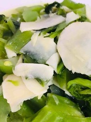冬笋薄片炒盖菜