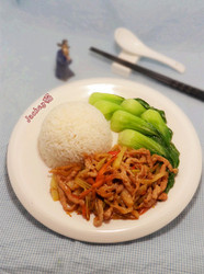 榨菜肉丝饭