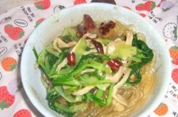 香辣小白菜炖粉条
