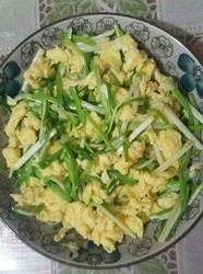 韭黄炒蛋