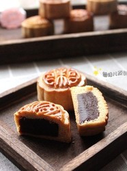 无糖豆沙月饼