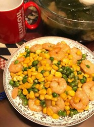 虾仁玉米