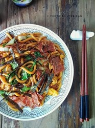 炒乌冬面