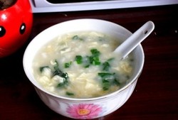 小白菜疙瘩汤