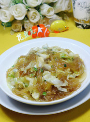 香葱圆白菜炒粉条