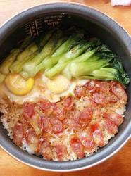 广式腊肠煲仔饭