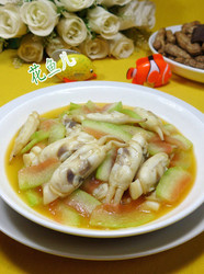 蛏子炒西瓜皮