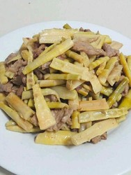 肉炒竹笋