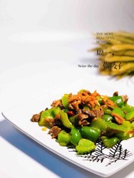 青椒炒鸭胗