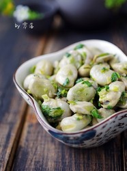 葱香蚕豆