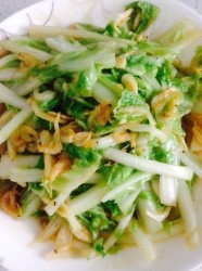 白菜炒虾米