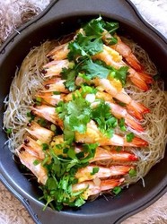 伪蟹黄粉丝虾