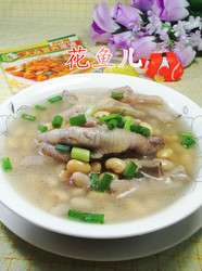 鸡爪黄豆汤