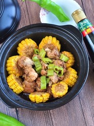 玉米鸡肉煲