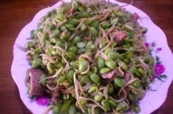 青豆肉丝