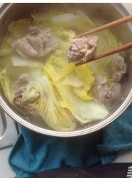 水煮龙骨大白菜