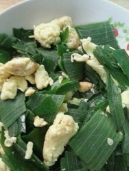 大葱炒鸡蛋