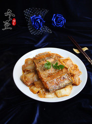 带鱼扒白菜