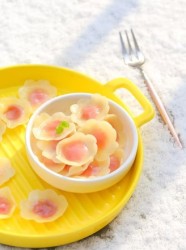 粉红小花饼  宝宝辅食食谱