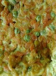 青豆萝卜烩鸡蛋