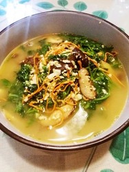 上汤虫草豌豆苗
