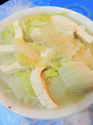 白菜粉条炖豆腐