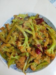 干锅有机菜花