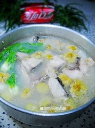 菊花鱼片火锅
