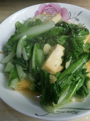 小白菜豆腐
