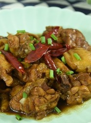 葱烧鸡块