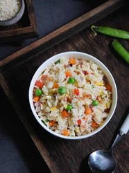 五彩蛋炒饭