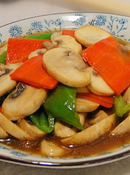 鲍汁炒蘑菇