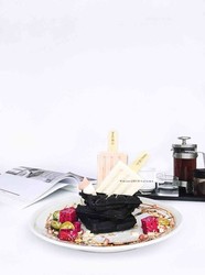 竹炭糯米华夫饼